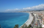 Nizza Strand und Stadt
