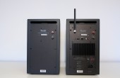 Raumfeld Teufel - Lautsprecher M - Audio Streaming Rückansicht linke und rechte Box