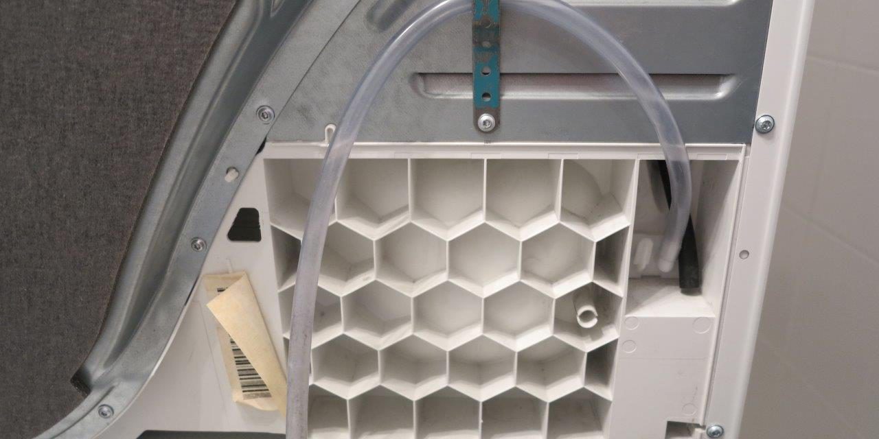 Siemens WT Kondensations­trockner Umbau auf Abflussschlauch