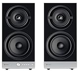 Raumfeld Stereo M WLAN-Regallautsprecher-Paar weiß (Streaming, Wireless, WLAN, verlustfrei, Spotify, App) Raumfeld Stereo M WLAN-Regallautsprecher-Paar weiß (Streaming, Wireless, WLAN, verlustfrei, Spotify, App)