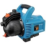 Gardena Gartenpumpe Classic 3000/4: Bewässerungspumpe für den Einsatz im Freien, mit 3100 l/h Fördermenge, geräuscharm und langlebig, mit Wasser-Ablassschraube, wartungsfrei, hohe Saugkraft (1707-20)