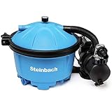 Steinbach Filteranlage Active Balls 50 – 040220 – Selbstsaugende Pumpe für Pools mit bis zu 22.000 l – Mit Vorfilter, Manometer und integriertem Timer – Inkl. 545 g Filter Balls