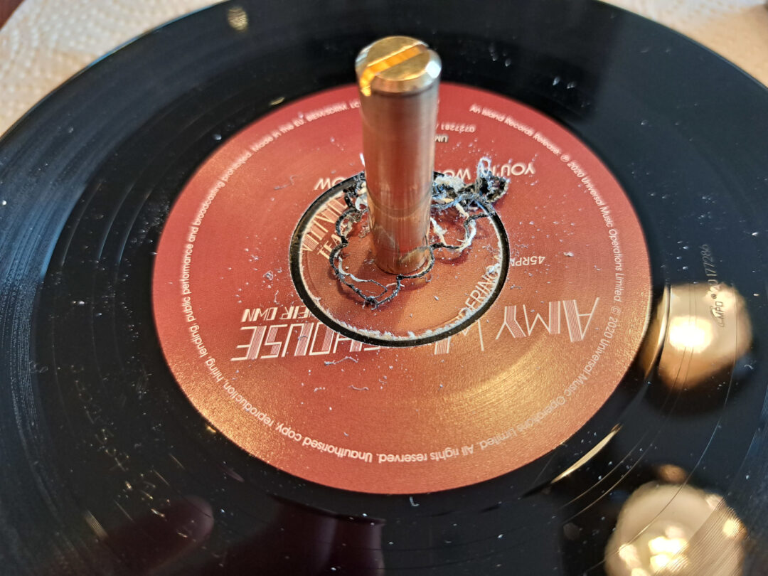 SEWACC Schallplattenadapter Dreieck - Mittelloch Adapter Für Plattenspieler