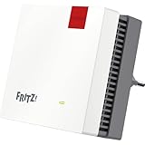 AVM FRITZ!Repeater 1200 AX (Wi-Fi 6 Repeater) ausgestattet mit zwei Funkeinheiten: 5-GHz-Band (bis 2.400 Mbit/s), 2,4-GHz-Band (bis 600 Mbit/s), deutschsprachige Version), Weiss AVM FRITZ!Repeater 1200 AX (Wi-Fi 6 Repeater) ausgestattet mit zwei Funkeinheiten: 5-GHz-Band (bis 2.400 Mbit/s), 2,4-GHz-Band (bis 600 Mbit/s), deutschsprachige Version), Weiss